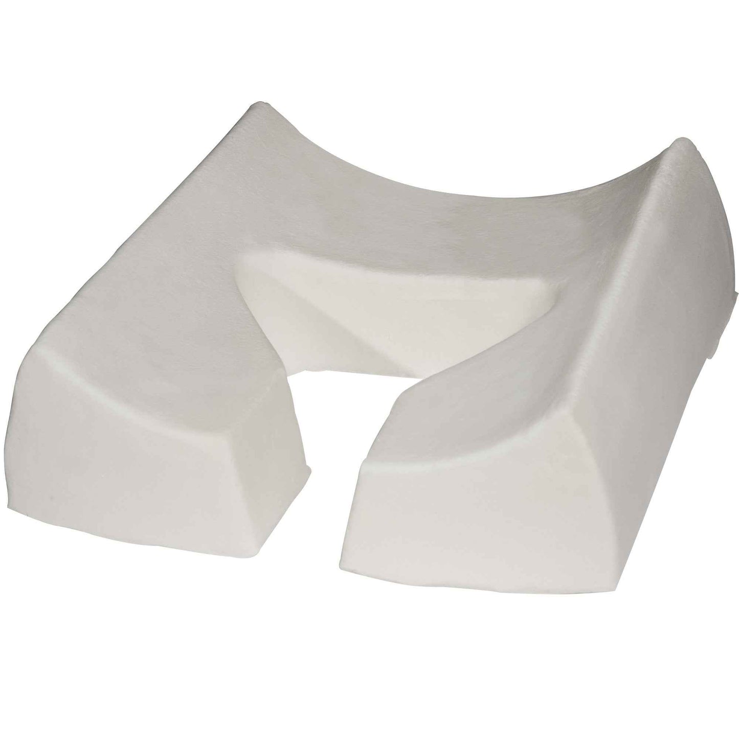 Master Massage Patented Memory Foam Ergonomic Dream Face Cushion Pillow Headrest, Cream