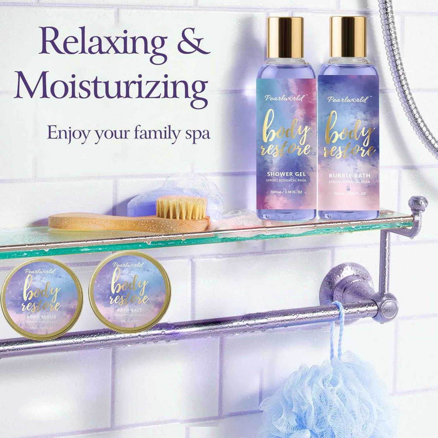 Spa Kit for Women, 12 Pcs Luxury Bath Skin Care Shower Bath Set, Spa Gift Sets with Reusable Bag, Bath Bomb, Christams Birthday Gifts for Teen Girls, Her, Mom