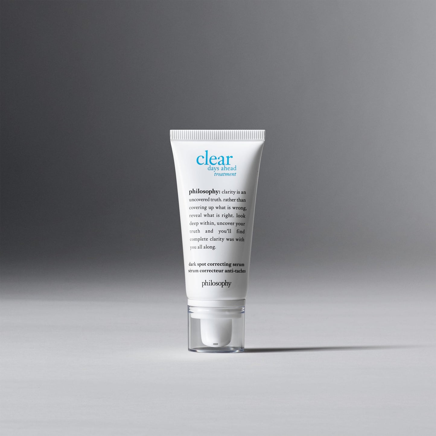 philosophy clear days ahead dark spot correcting serum