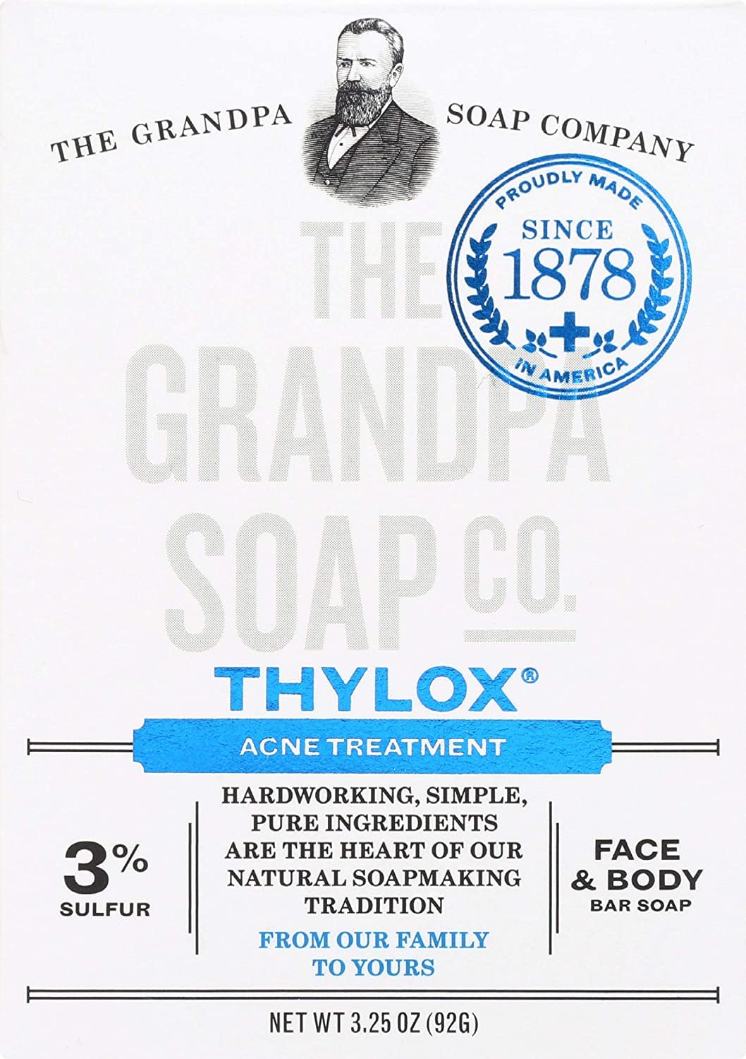 Grandpa's SOAP,THYLOX Acne TRTMNT, 3.25 OZ, 6 Pack