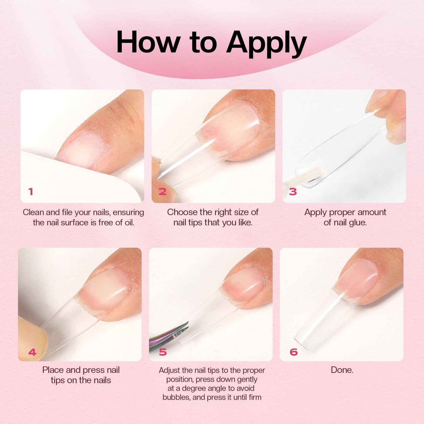 Morovan Super Strong Nail Glue: Nail Glue for Press Ons & Acrylic & Fake Nails Tips Brush on Long-Lasting Fast-Drying No U V Light Needed for Beginners DIY Home or Salon Manicure