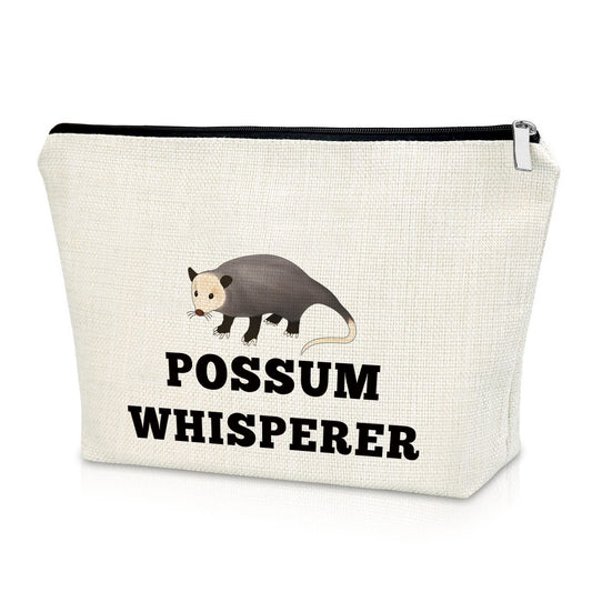 Sazuwu Possum Opossum Gift Possum Animal Lover Gifts Makeup Bag Possum Gift for Women Birthday Gifts for Friend Female Cosmetic Bag Possum Owner Gift Christmas Gifts for Her Cosmetic Travel Pouch