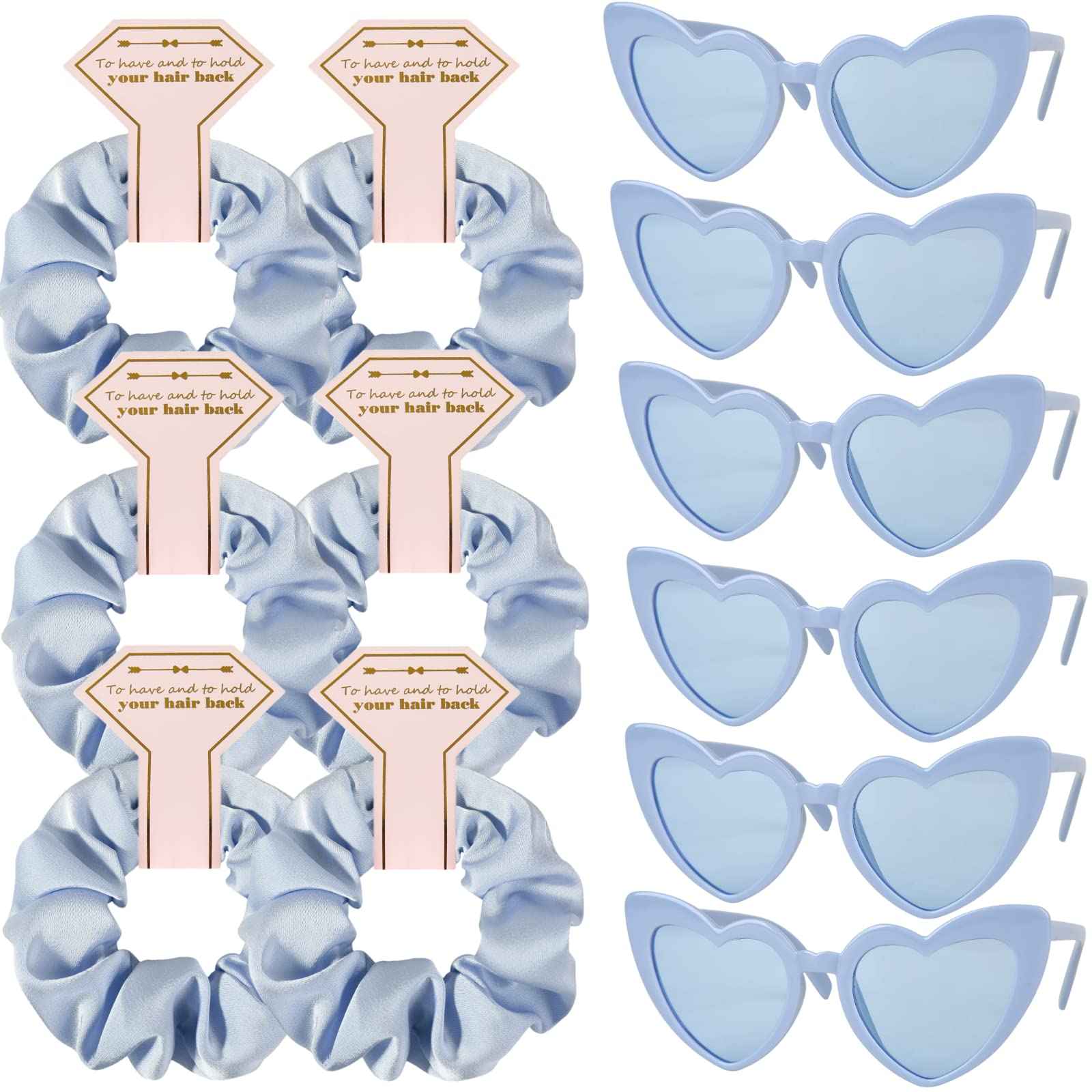 Loanzeg Bridesmaid Hair Claws Bachelorette 4.1 Inch Square Hair Clips Set of 12