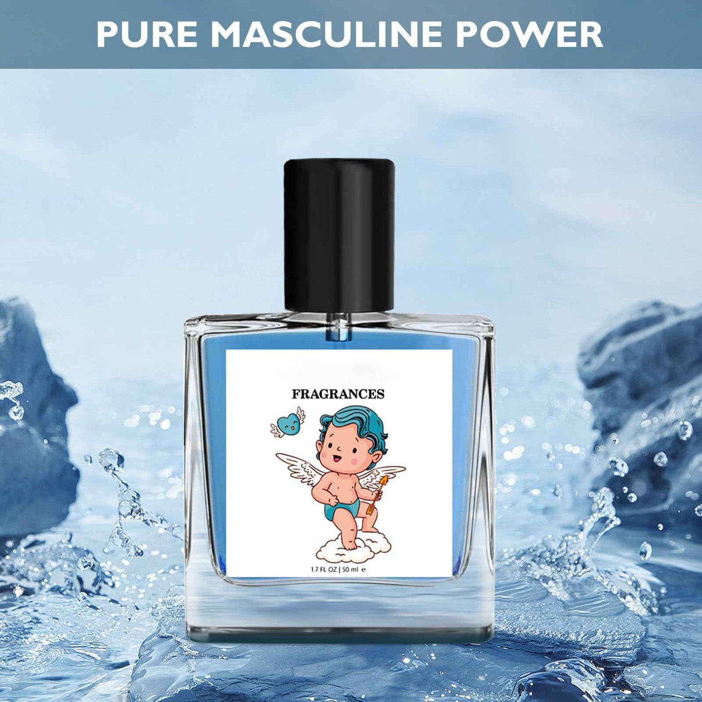 Cologne for Men - Pheromone-Infused Long Lasting Fragrance | 50ml Eau de Parfum Spray | Seductive Natural Herbal Scent for Attraction & Confidence | Day & Night Wear, Gift-Ready for Him (50+10ML)