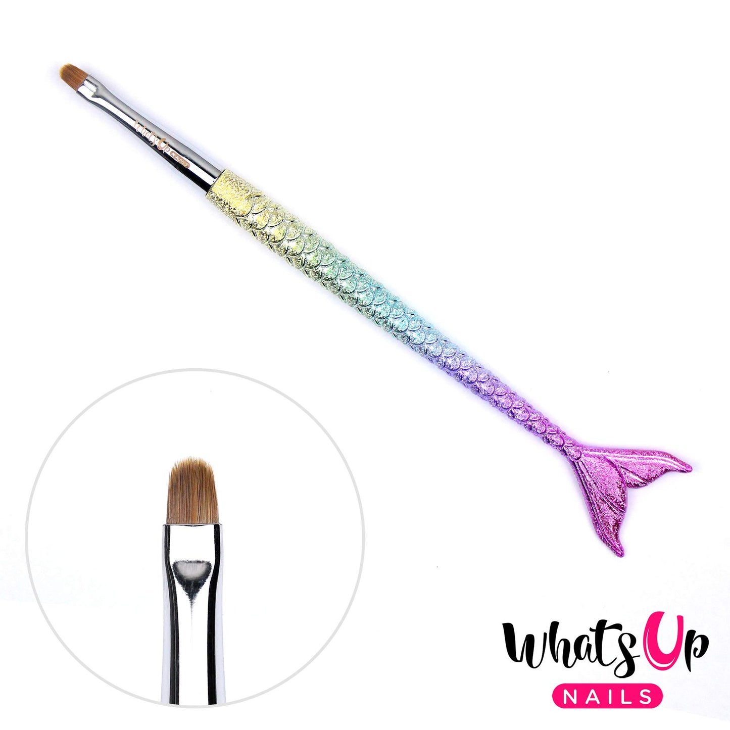 Whats Up Nails - Mermaid Brushes 4 Pack (#0, 1, 2, 3 Brushes)