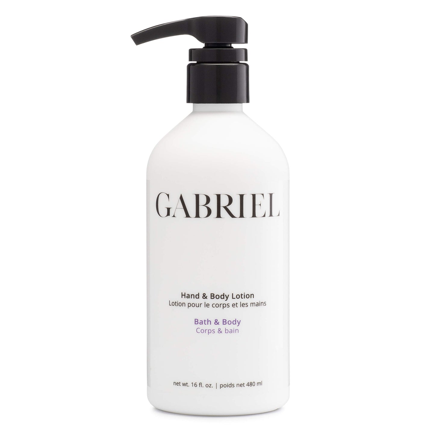 Gabriel Skincare Hand & Body Lotion, Natural, Paraben Free, Vegan, Cruelty-free, Non GMO, Infused with Vitamin C and aloe vera,16 oz.