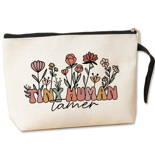 Jztco Teacher Gifts Funny Makeup Bag Teachers Appreciation Gifts Must Haves for Women Teachers Tutor Educator Thank You Gift Toiletry Bag Graduation Teacher Birthday Gift Teaching Cosmetic Bags