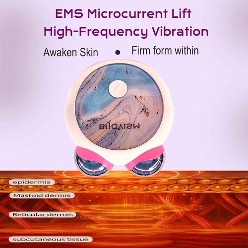 Red Light Massager for Face & Neck - Dual Light Multifunctional Anti-Wrinkle Face Lift Device - Facial Device for Skincare