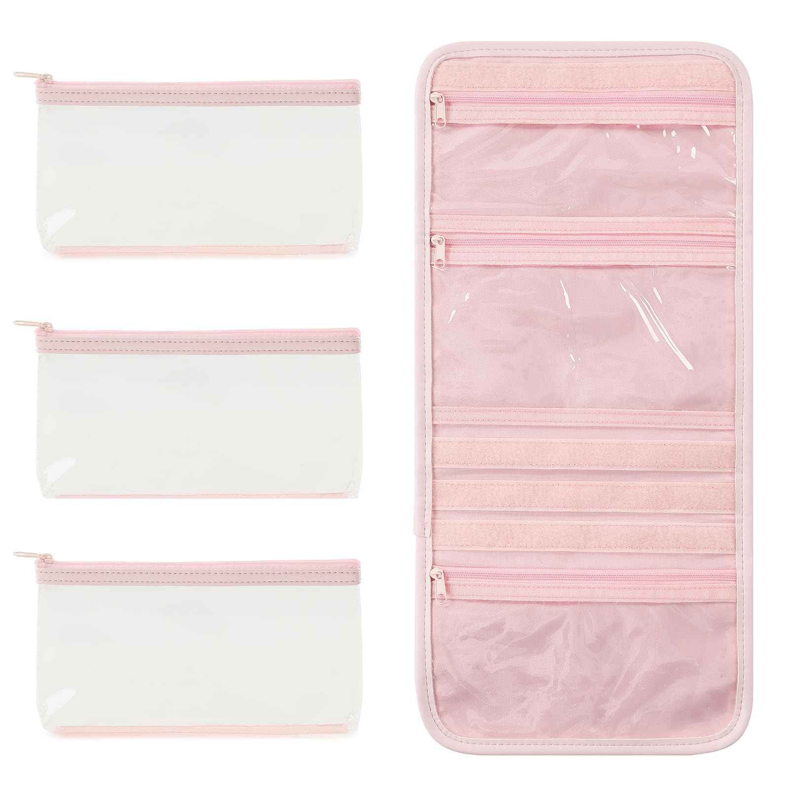 VanFn Cosmetic Bags, Makeup Bag Cosmetic Bag for Women Cosmetic Travel Makeup Bag Large Travel Toiletry Bag for Girls Make Up Bag Brush Bags P.Travel Series