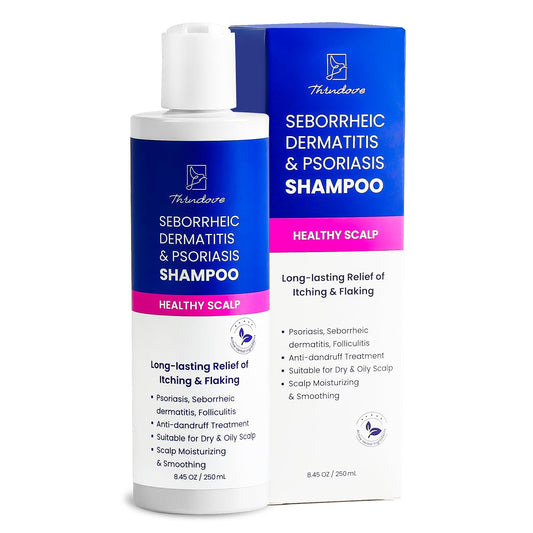 YETAIM Psoriasis Seborrheic Dermatitis Shampoo: Scalp Treatment for Itchy Dry Flaky Scalp - 8.45 OZ / 250 ML