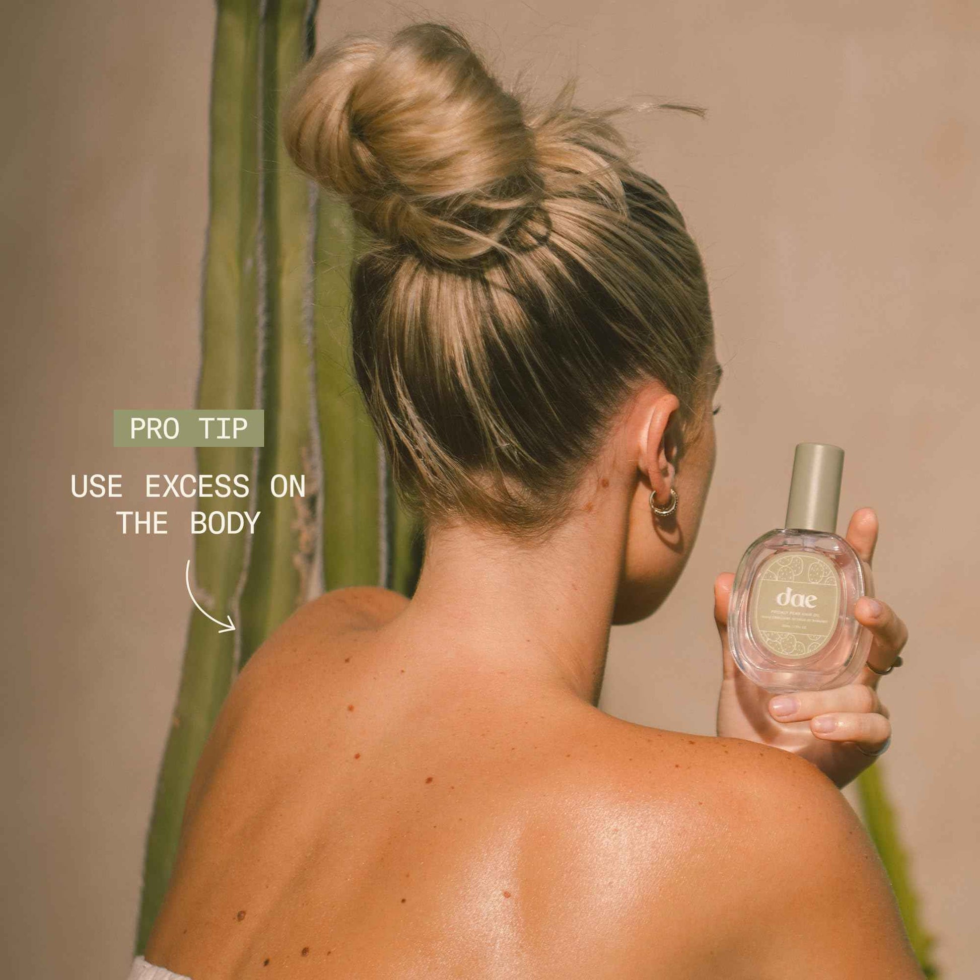 DAE Prickly Pear Hair Oil - Smooths Frizz, Hydrates, Prevents Breakage, Detangles, & Adds Shine (1.7 oz)