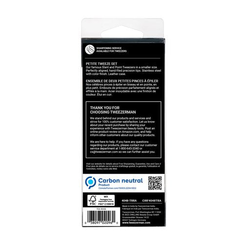 Tweezerman Exclusive Tea Rose Petite Tweezer Set