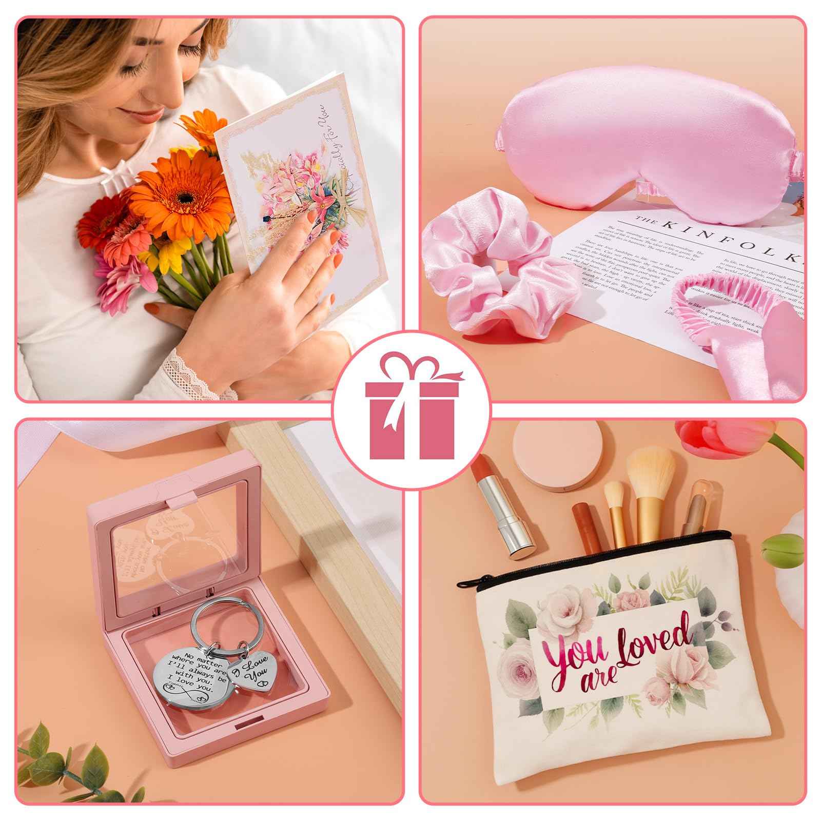 Gift Baskets for Women, Unique Care Package for Women, Self Care Christmas Gifts with Inspirational Gifts Blanket, Get Well Soon Gift for New Mom Wife Sister Friends Birthday