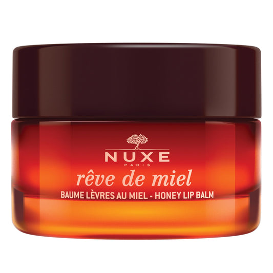 NUXE Ultra Nourishing Lip Balm with Honey - 100% Natural Organic Moisturizer for Cracked & Dry Lips With Shea Butter & Vitamin E, 0.52 oz