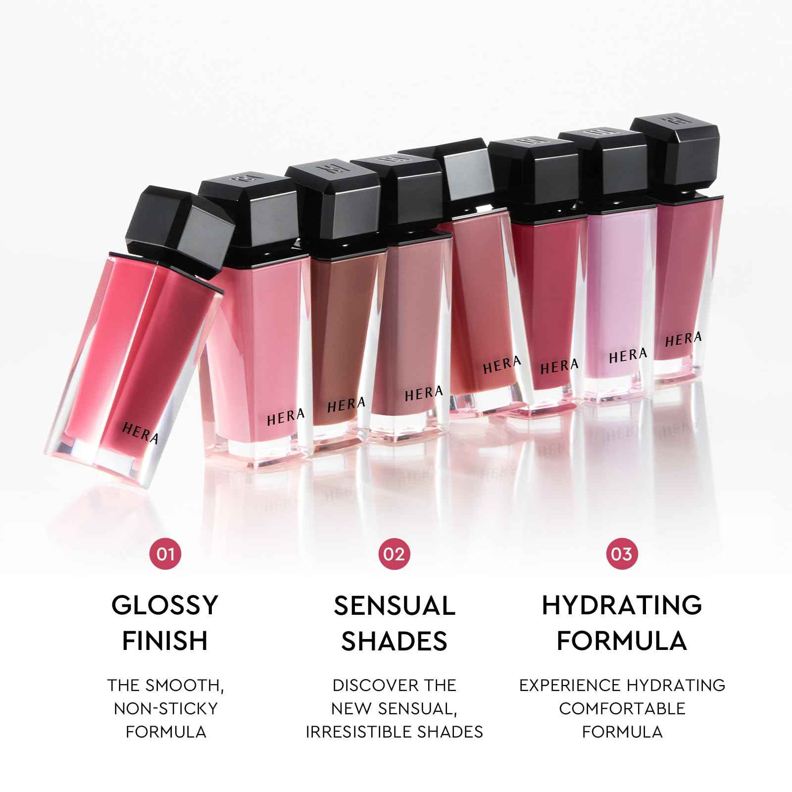 HERA Sensual Nude Lip Gloss #415 BROWNIE BOY - FELIX Picked [Featured on JUST MAKEUP] | Volumizing Sheer & Glossy Finish, Non-sticky, Moisturizing and Hydrating, Korean Makeup, 0.17 oz. (5g)