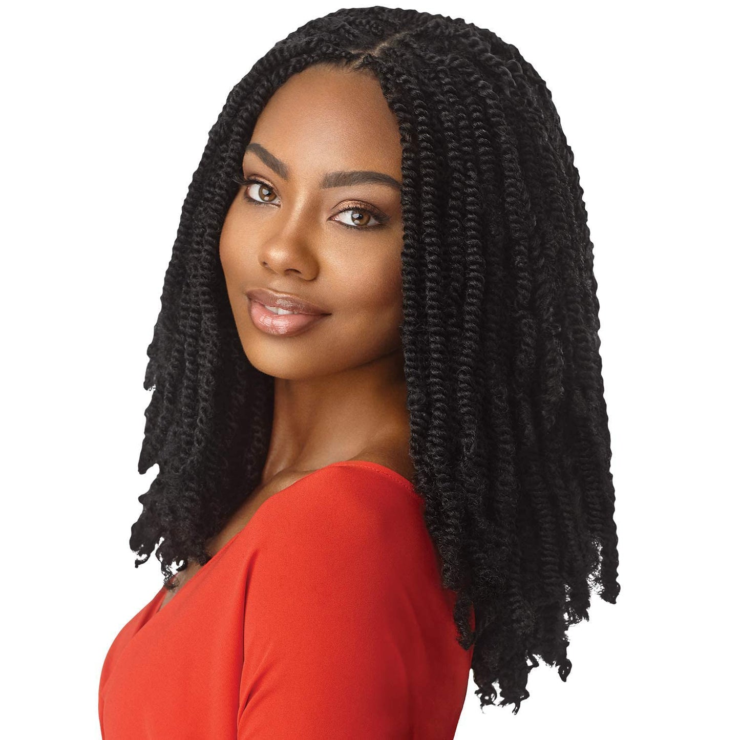 Outre Crochet Braids X-Pression Twisted Up 3X Springy Afro Twist 16" (5-Pack, 4)