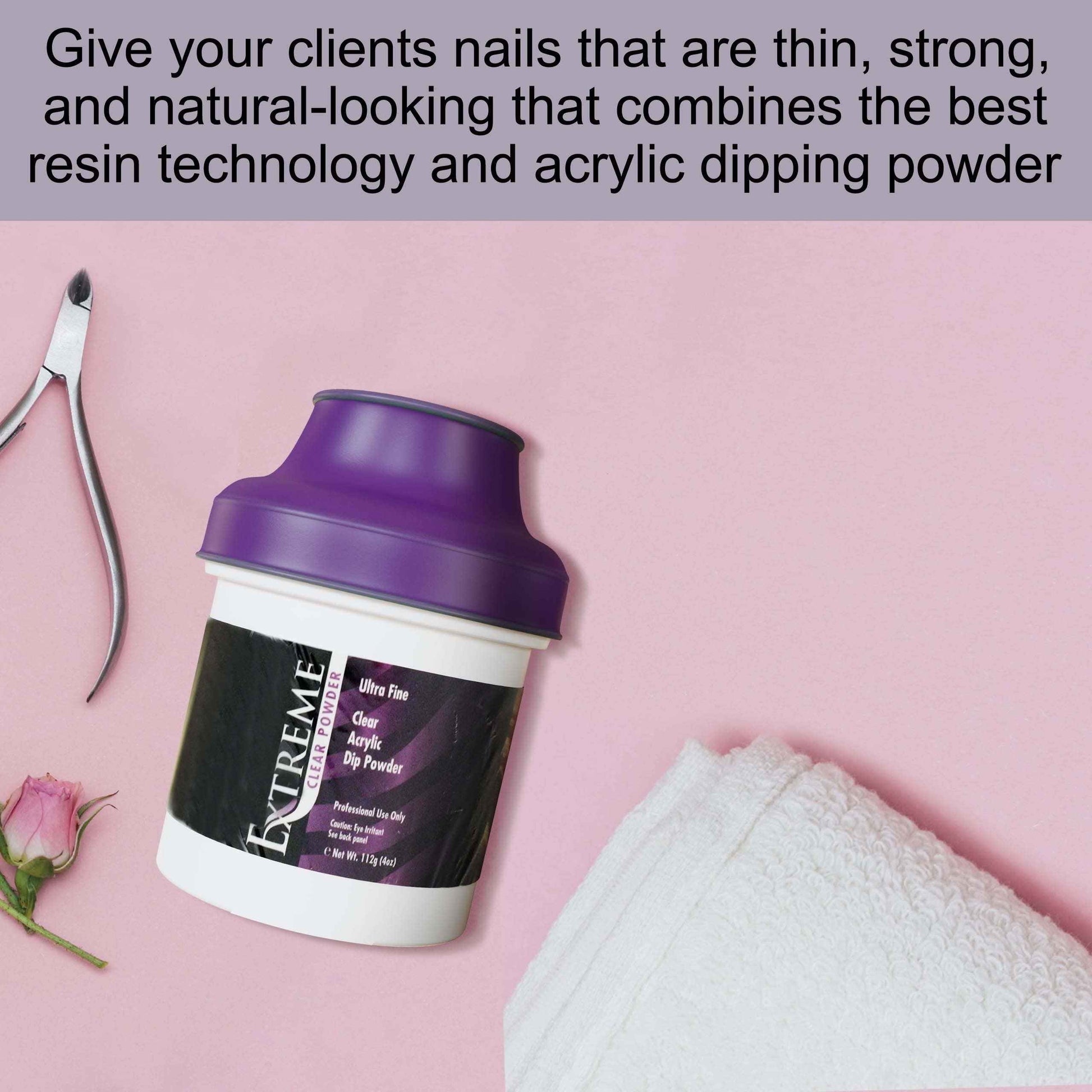 Backscratchers Extreme Acrylic Dip Powder - Salon Nail Dipping Powder System - Long Lasting Quick Dry Nail Color