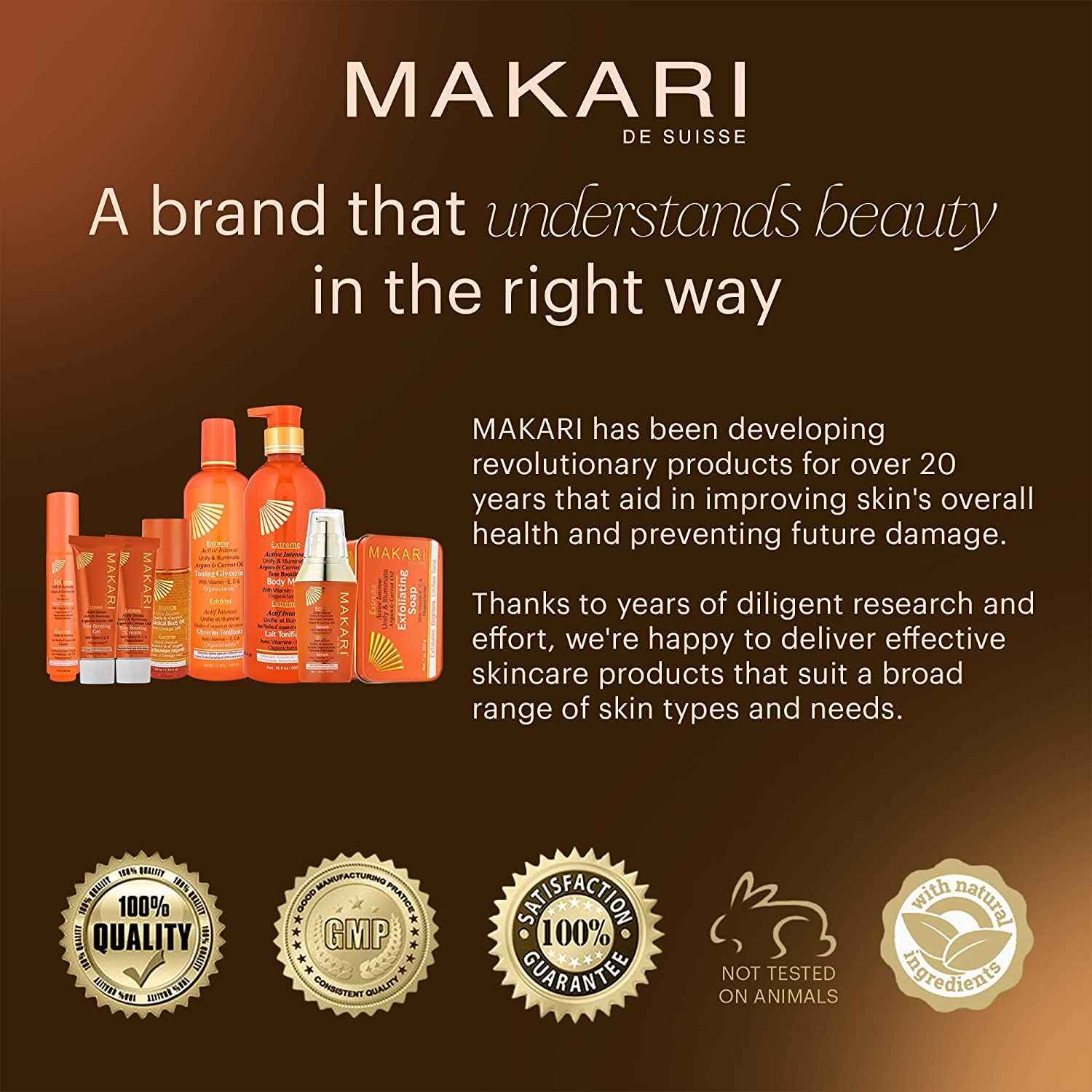 MAKARI Extreme Active Intense Botanical Body Oil (125 ml) | Softens, Conditions, Hydrates, and Rejuvenates Skin | Helps Fade Marks, Blemishes, and Spots | Recommended for All Skin Types