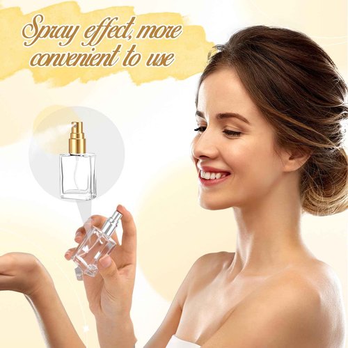 ZhouBoat 20 Pack 15ml Perfume Bottles Empty Refillable, Multicolor Portable Glass Atomizer Mini Perfume Bottles with Sprayer Droppers and Funnels for Travel,Decants,Cologne DIY