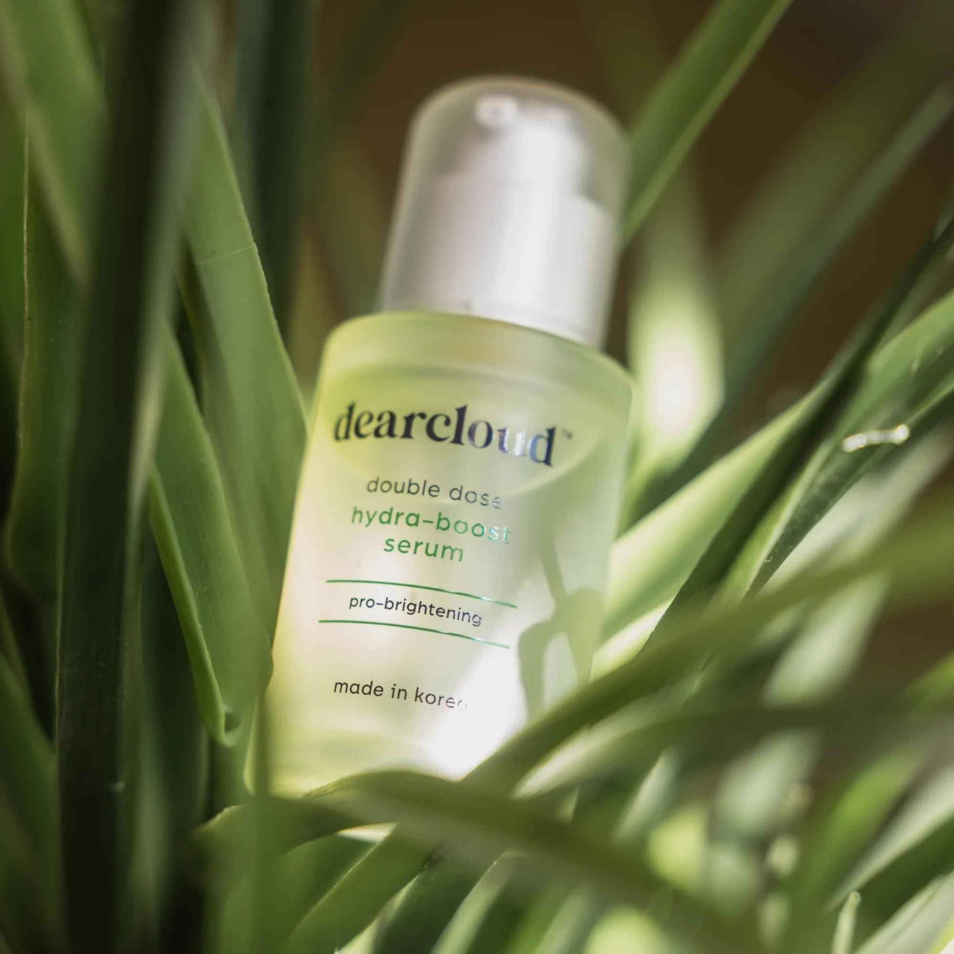 dearcloud Double Dose Hydra-Boost Serum – Hydrating Hyaluronic Acid & Vitamin C Face Serum (1 fl oz)