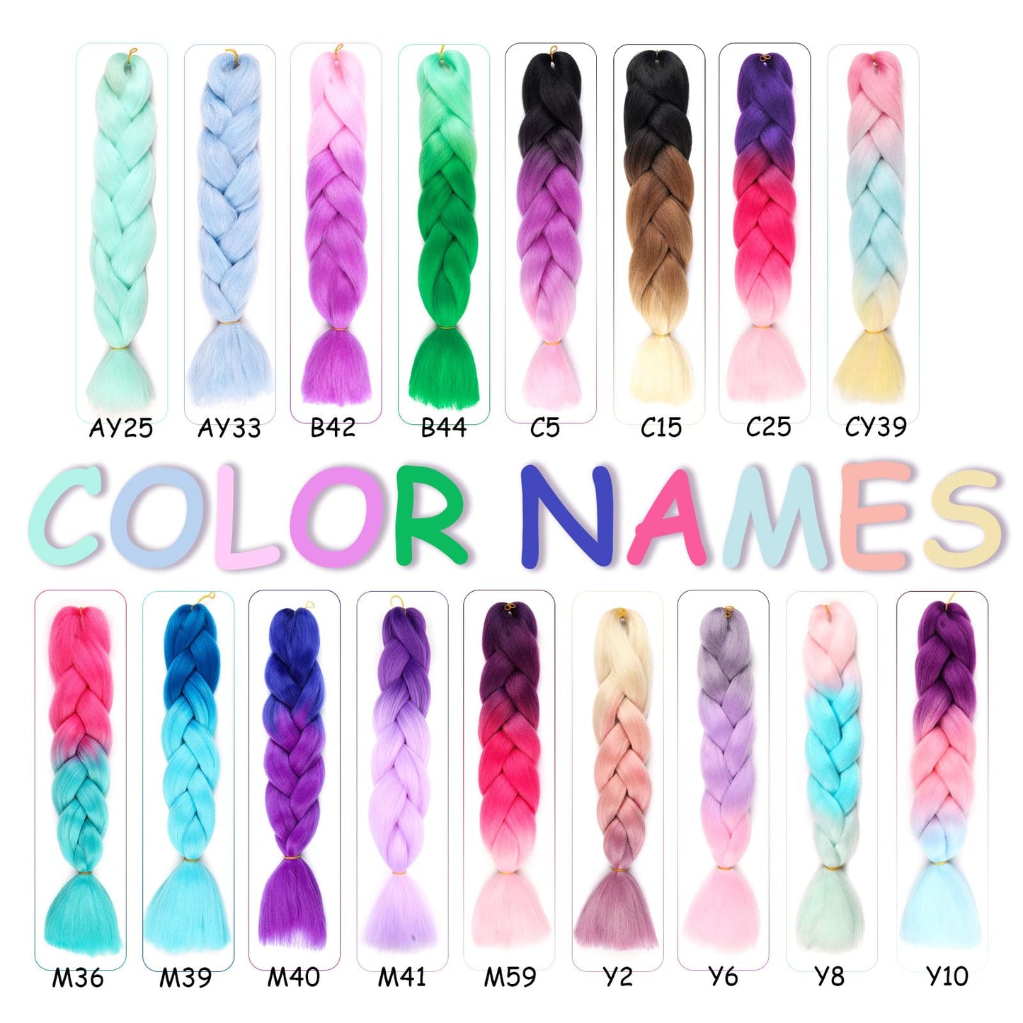 Ombre Pink Braiding Hair Extensions Ombre Braiding Hair 3 Packs 24 inch Synthetic Hair for Braiding