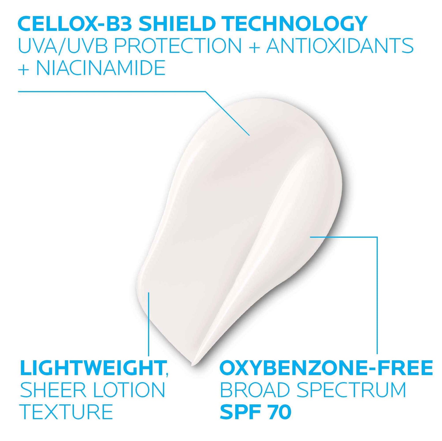 La Roche-Posay Anthelios UV Correct Sunscreen Moisturizer SPF 70, Daily Anti-Aging Face Moisturizer with Sunscreen and Niacinamide to Even Skin Tone & Fine Lines, Sun Protection for Sensitive Skin