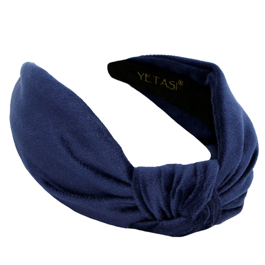 YETASI Royal Blue Headbands for Women is Chic. Headbands Girls Headbands Trendy, Womens Headbands are Knotted Headbands for Women's Hair, Cute Headbands for Women, Top Knot Fashion Designer Headband