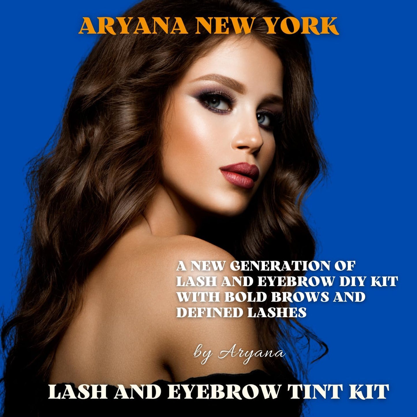 ARYANA NEW YORK LASH AND EYEBROW KIT - Up to 10 Applications - Black and Brown 5 ML - With Brow Brush