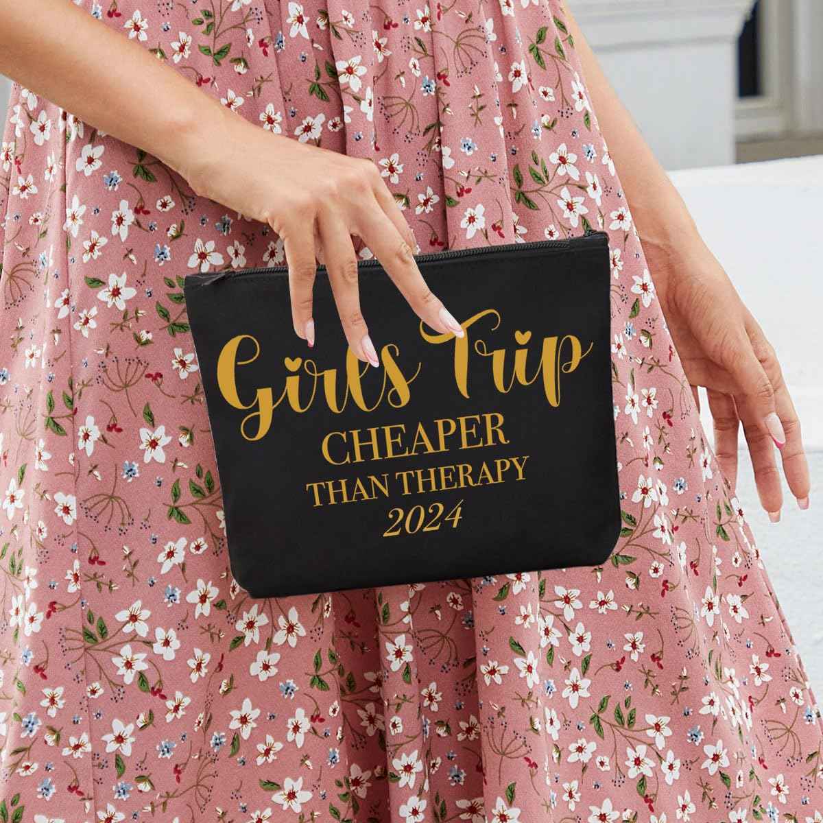 Weekender Bag Bachelorette Party Makeup Bag Girls Trip Gifts Favors Friendship Gifts for Women Friends Sister Besties Birthday Bridal Shower Wedding Engagement Party - Girls' Trip Cheaper 2024