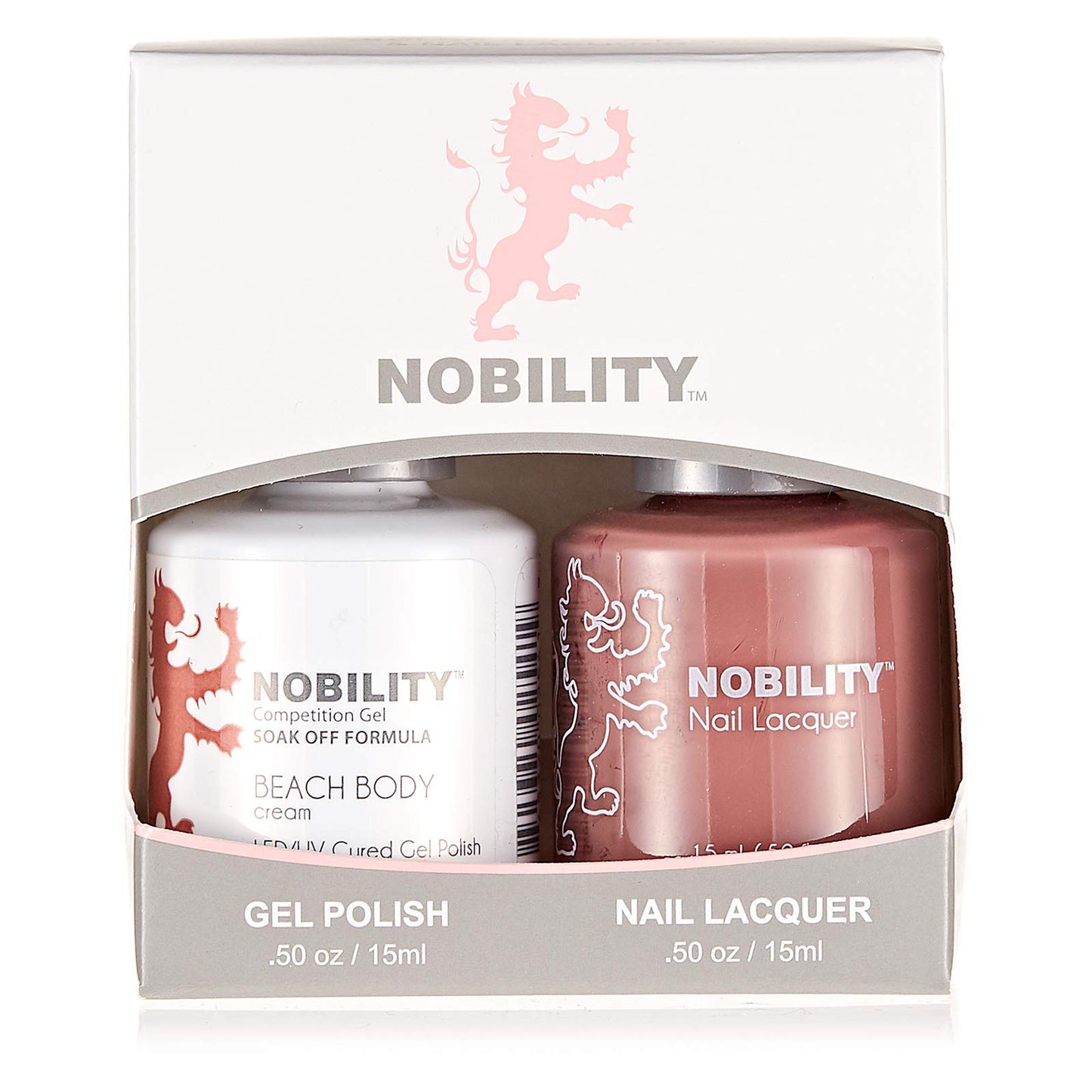 LeChat Nobility – Gel Polish & Nail Lacquer Set (Neutral collection) (Beach Body NBCS091)