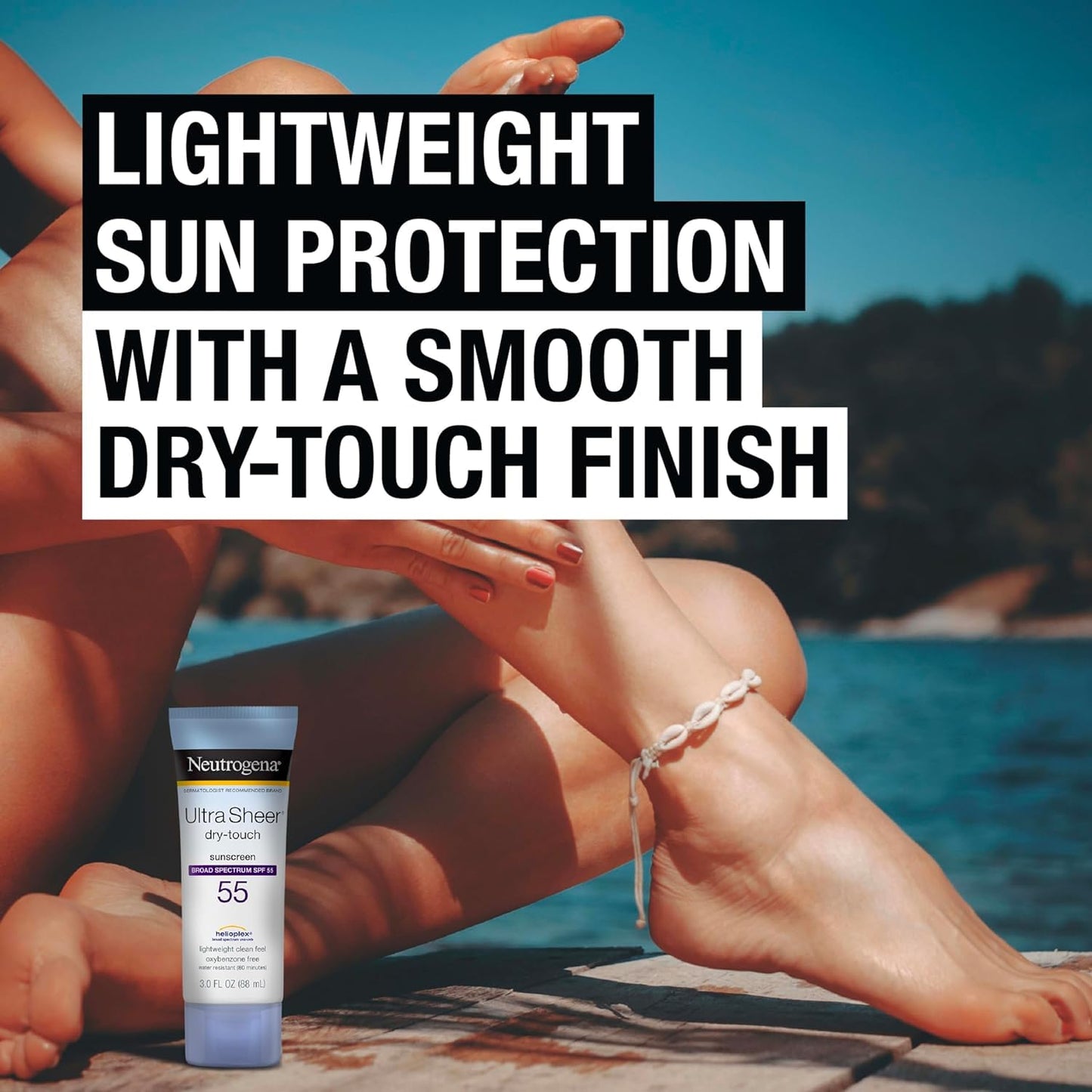 Neutrogena Ultra Sheer Dry-Touch Sunscreen Broad Spectrum SPF 55, 3 fl. oz.