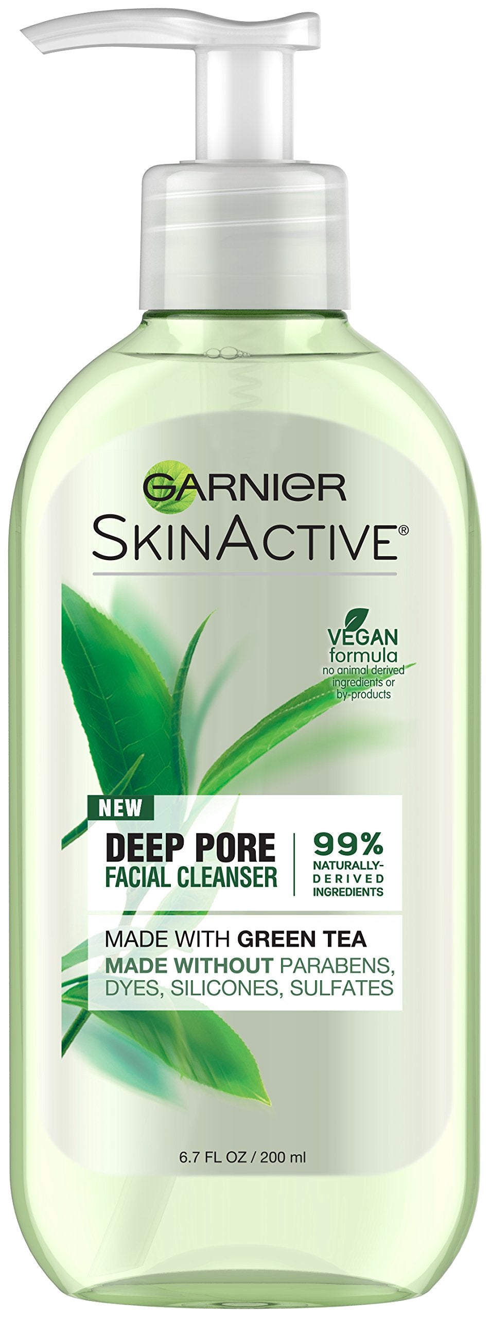 Garnier SkinActive Face Wash with Green Tea, Oily Skin, 6.7 fl. oz.