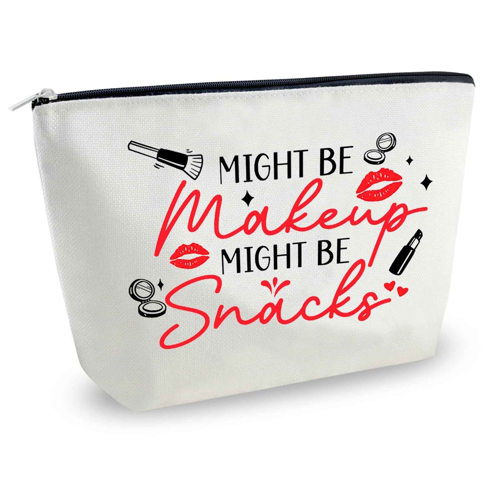 Yoxiumi Hottest Christmas Gifts 2025 Early Christmas Gift Ideas College Stocking Stuffers Funny Stocking Stuffers for Adults Snack Bag Snack Pouch Cosmetic Bag for Women Travel Toiletry Bags