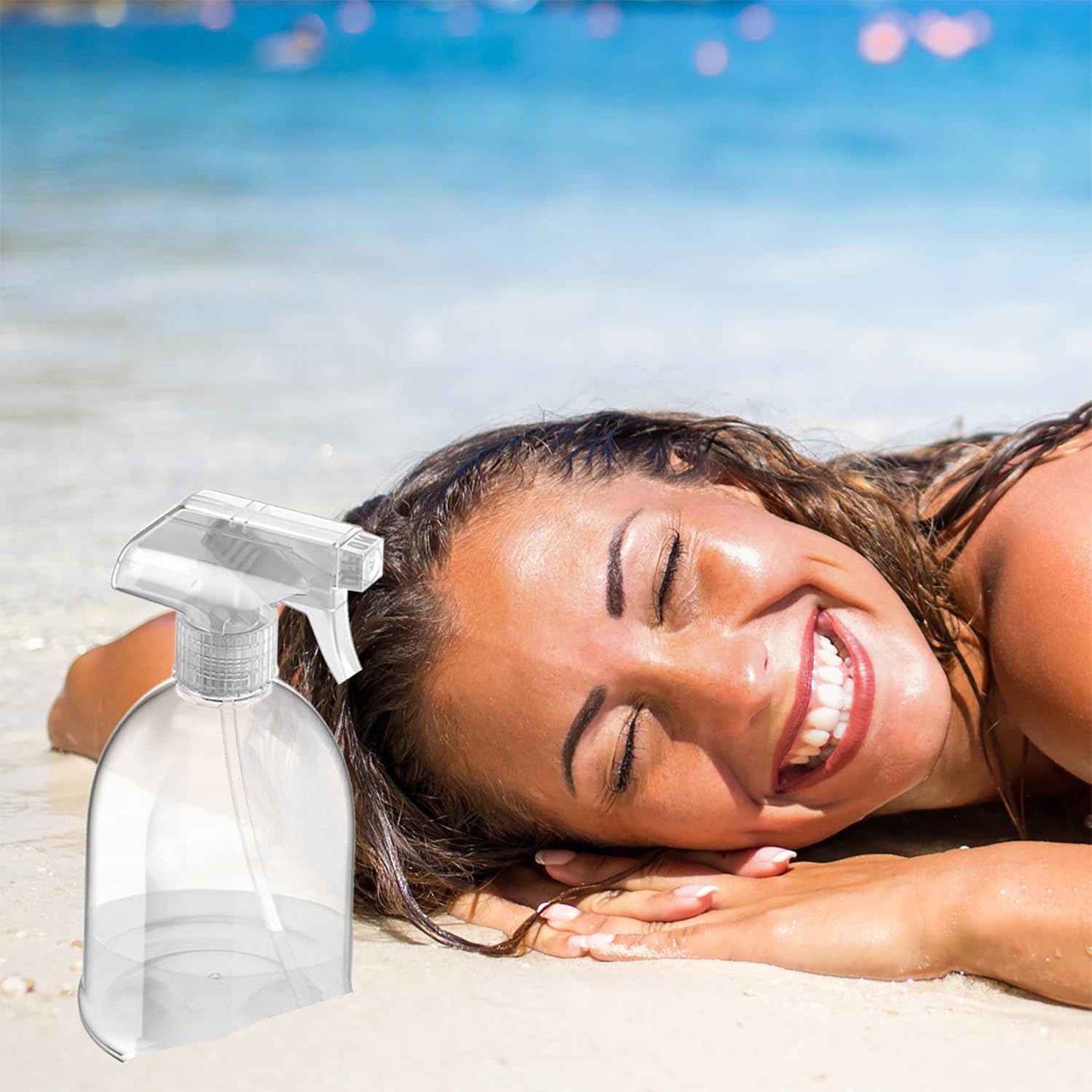 Bar5F Fine Mist Spray Bottle 16-Ounce Essential Oils, Gardening, Mild Cleaning Solutions, Pets, Plants, Cooking, Water Spray Bottle, Salon Hair Misting (1)