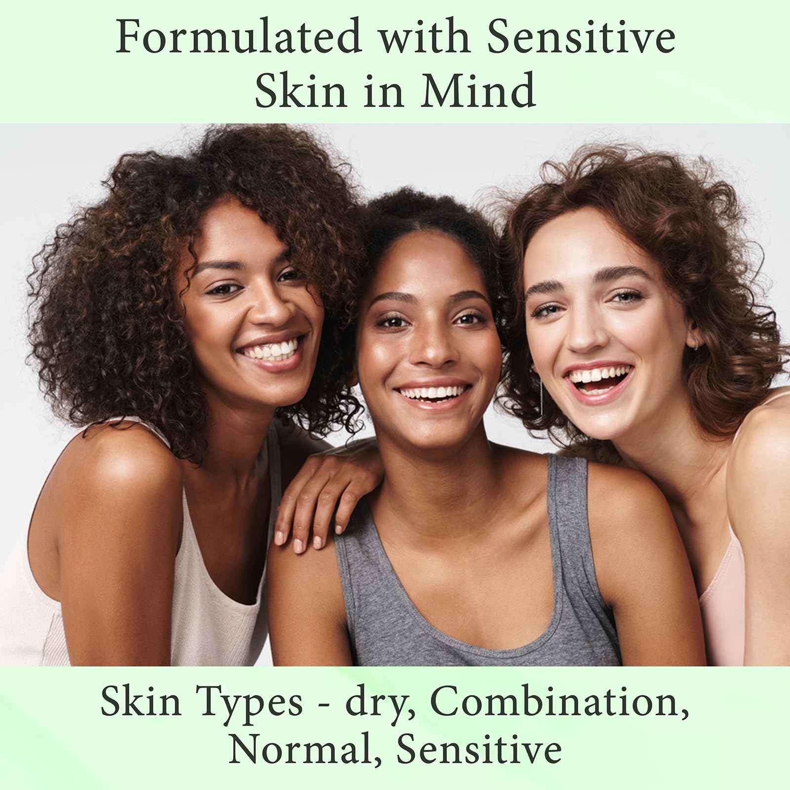 Florencia Botanical Marine Gentle Cleanser - Non-Foaming, Hydrating, Oil-Free Face Wash for Dry to Normal Skin - With Marine Algae & Organic Botanicals - Sensitive Skin, 6 oz