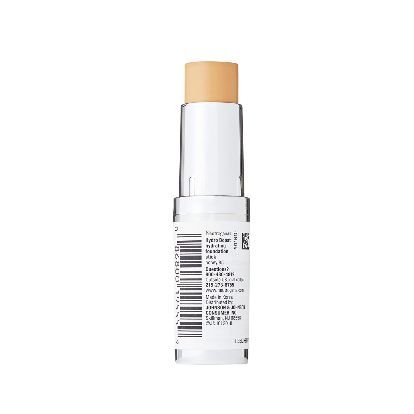 Neutrogena Hydro Boost Hydrating Foundation Stick with Hyaluronic Acid, Oil-Free & Non-Comedogenic Moisturizing Makeup for Smooth Coverage & Radiant-Looking Skin, Honey, 0.29 oz