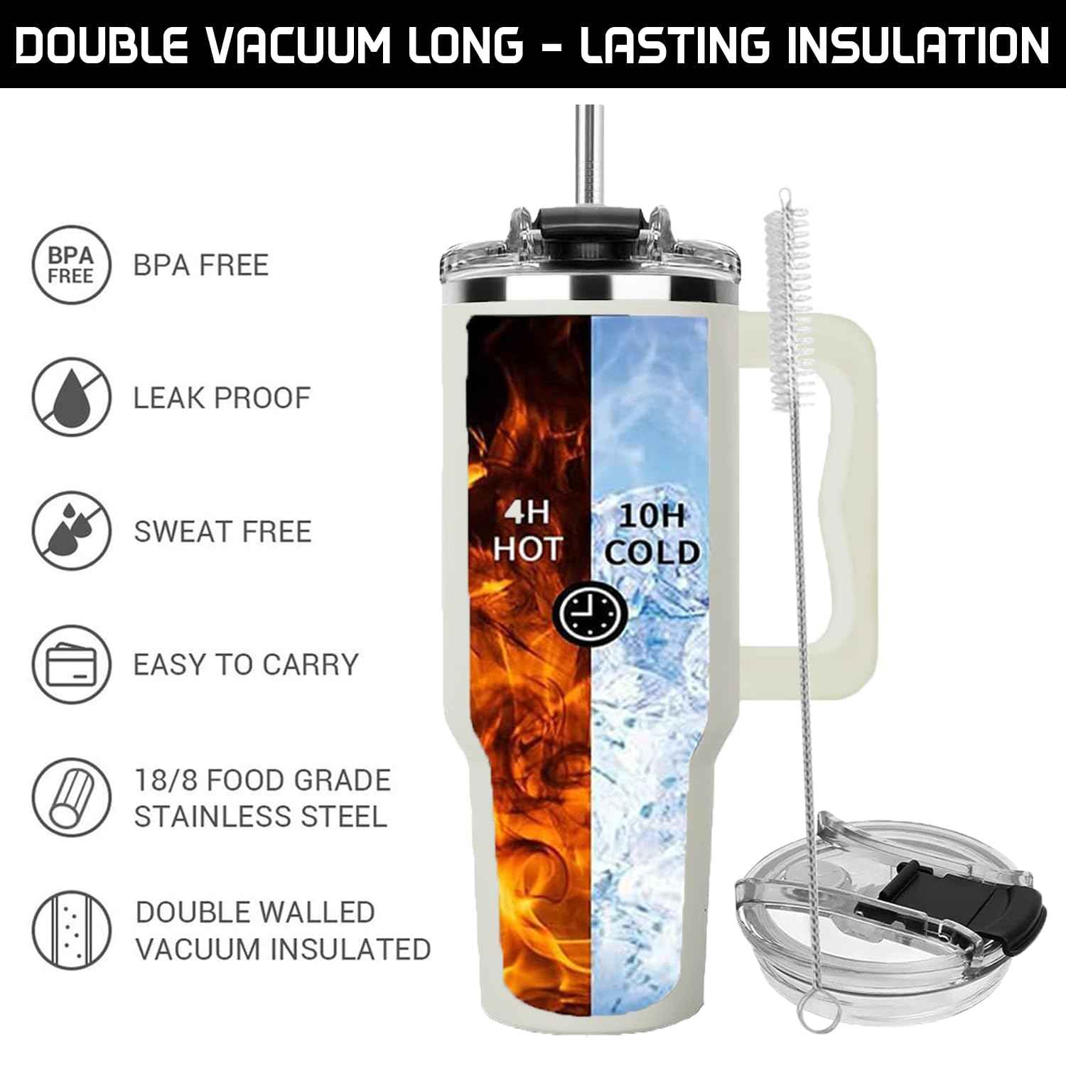 4LIEUBASMI 40 Oz Dental Laser Engrave Tumbler, Dentist Appreciation Gifts for Men and Women - Christmas Birthday Retirement Gifts for Dentists, Coworkers, and Friends