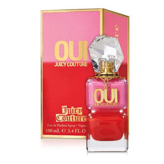 Juicy Couture, Oui Eau De Parfum, Women's Perfume with Notes of Watermelon, Jasmine & Techno Woods - Fruity & Floral Perfume for Women, EDP Spray, 3.4 Fl Oz