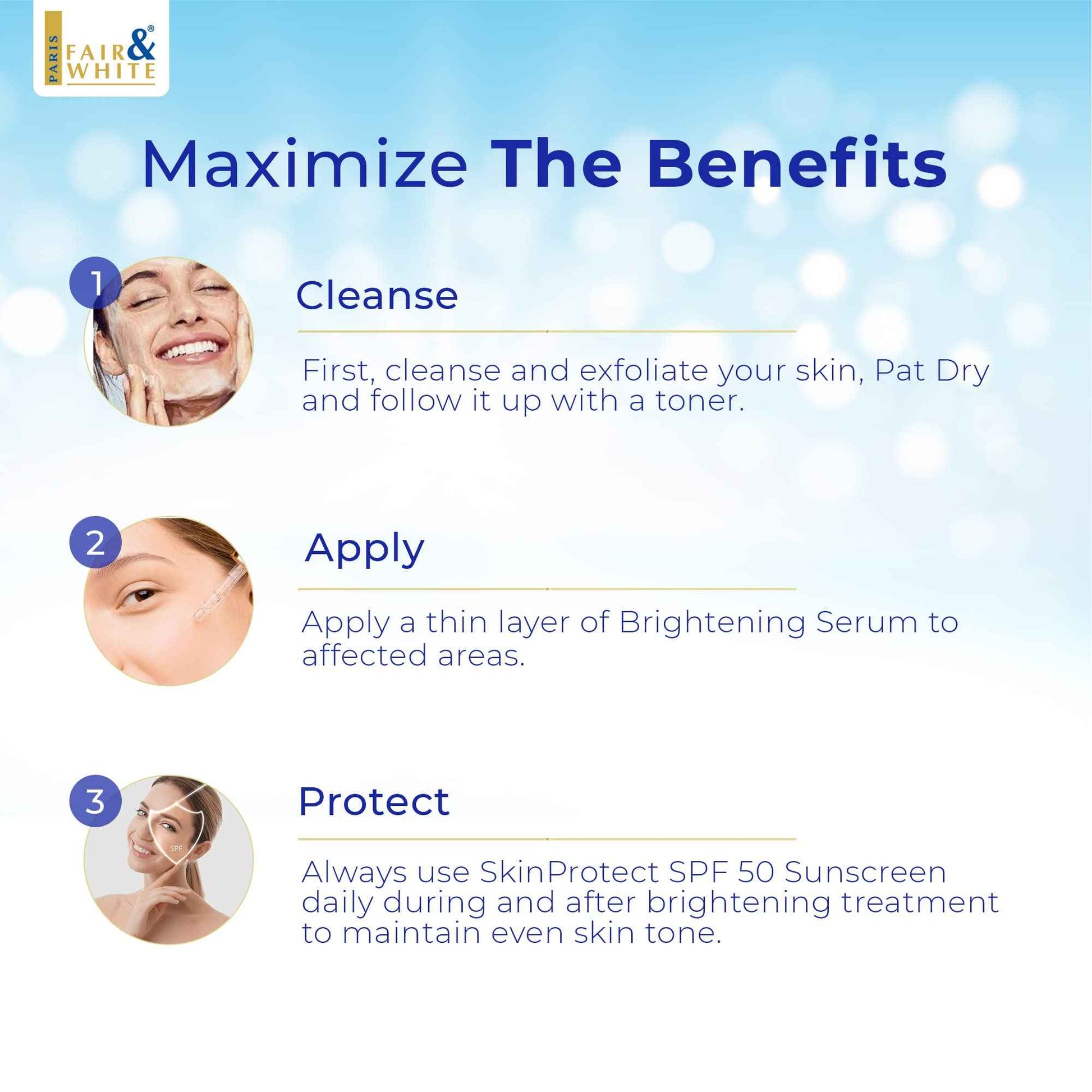 FAIR & WHITE Original Brightening Serum - 1 fl oz / 30ml