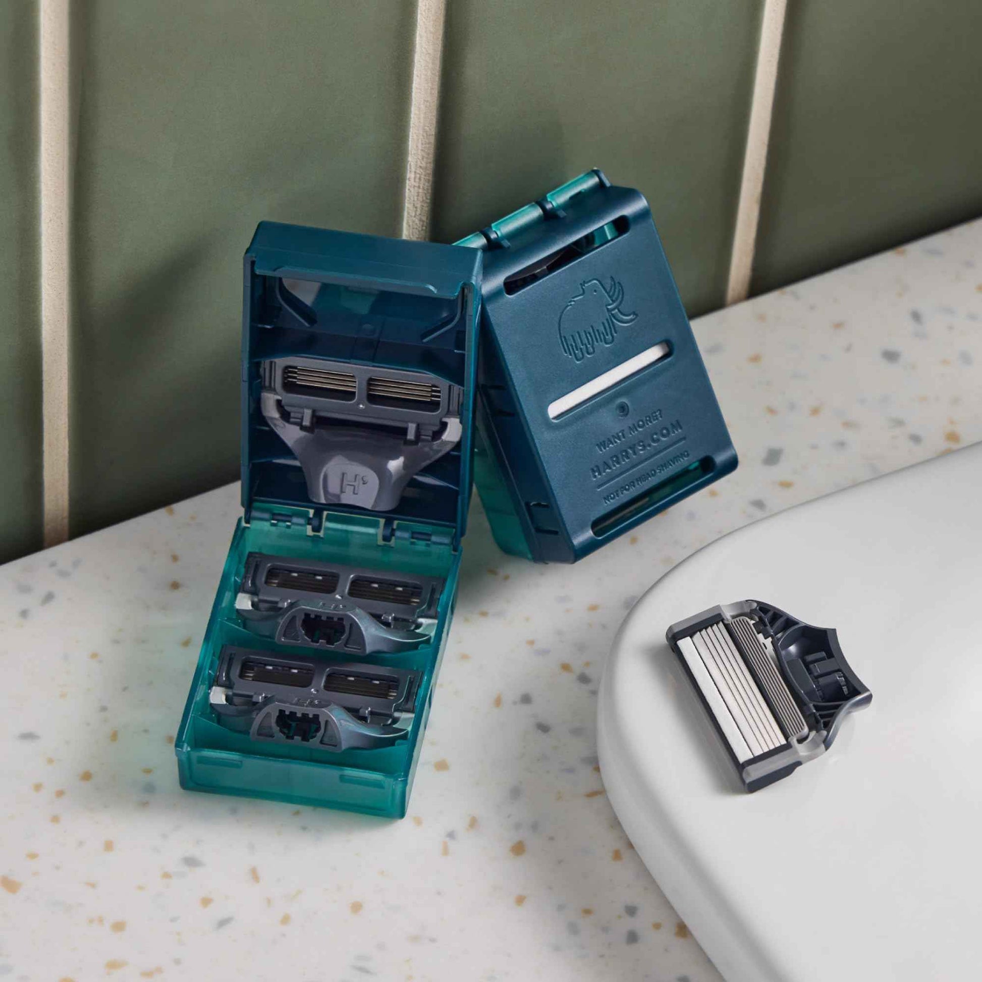 Harry's Original Razor Blades Refills - Razors for Men - German Engineered - 8 Count