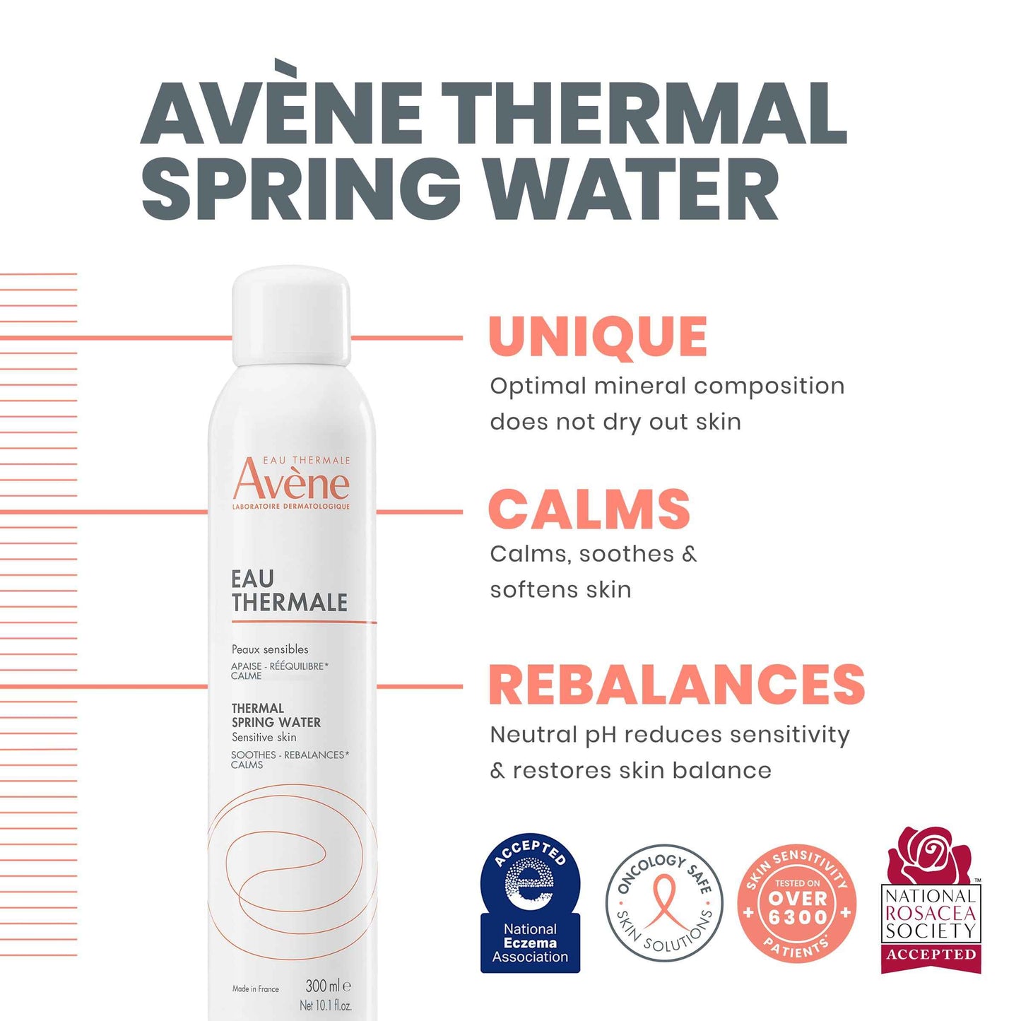 Avène Thermal Spring Water, Soothing Calming Facial Mist Spray Duo, 10.1 Oz, Set of 2