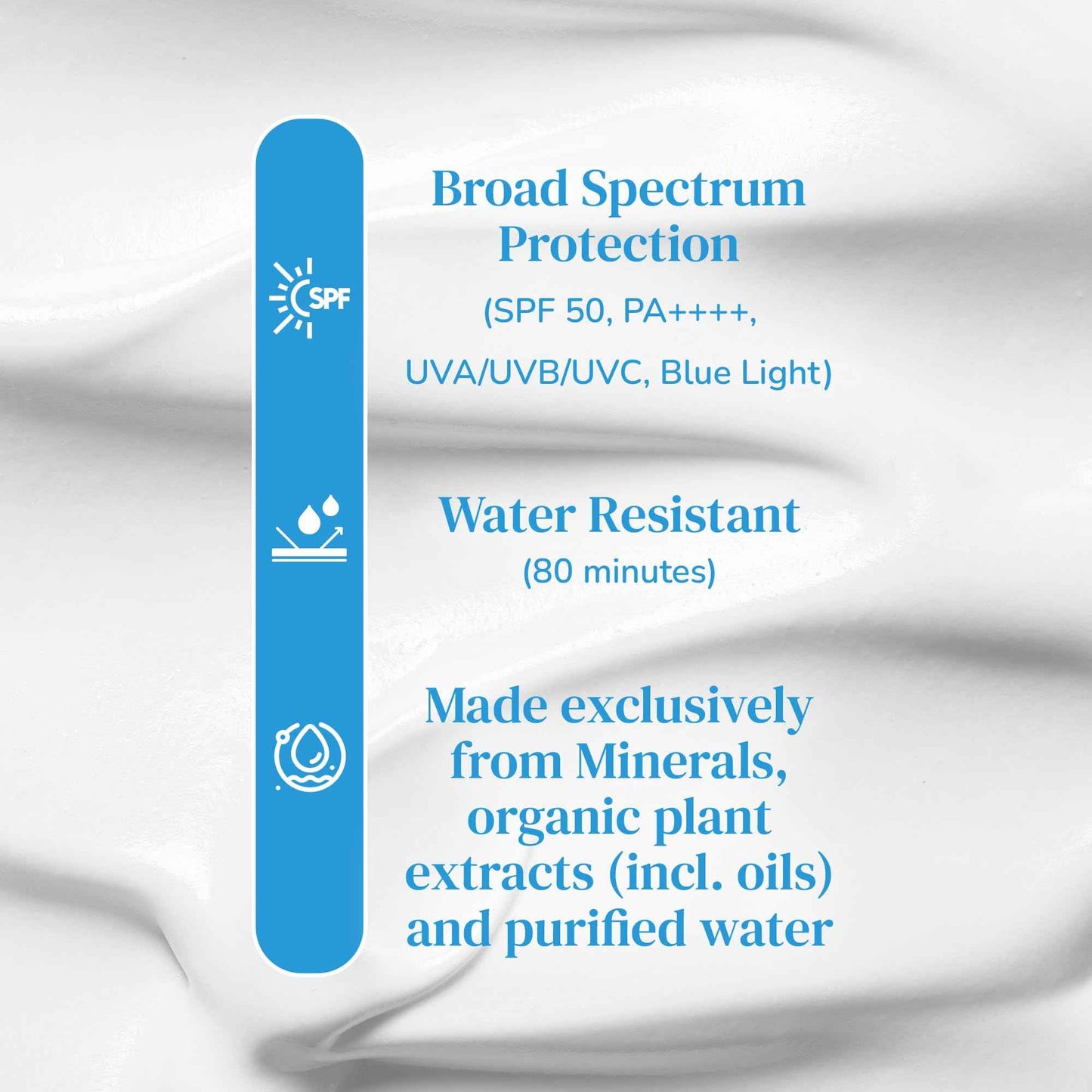 Koobarra Mineral Face Sunscreen SPF 50, Tinted Aussie Zinc Oxide Sunblock with Hydrating Hyaluronic Acid, Reef Safe, Natural, Vegan, Australian Made, 80min Water Resistant, Unscented, 100g 3.4oz