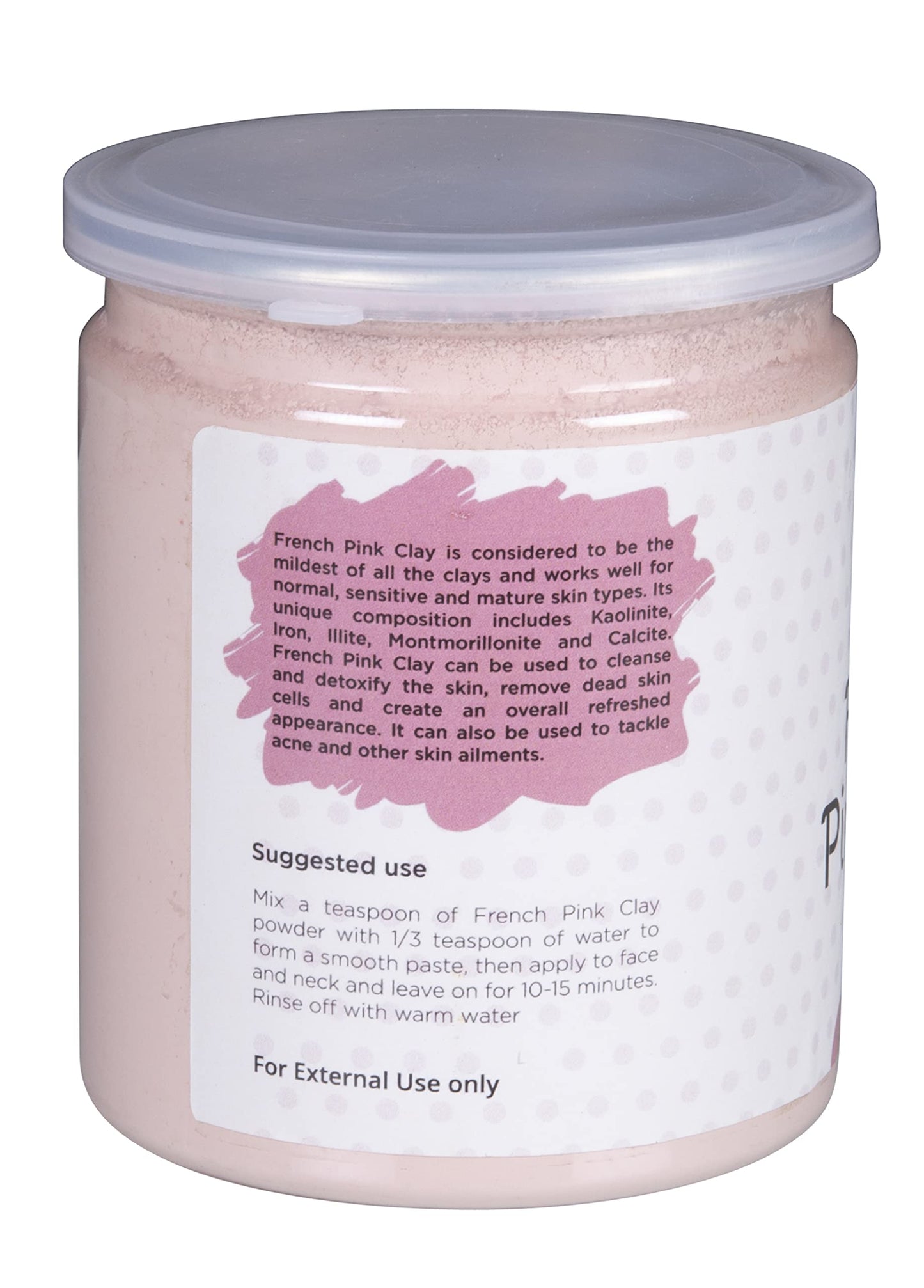 Pink Clay/Rose Clay Powder for Soap Making | 8 Oz | Fine, Gentle and Soothing Clay for Face Masks, Soaps and More | by Yogi's Gift ®