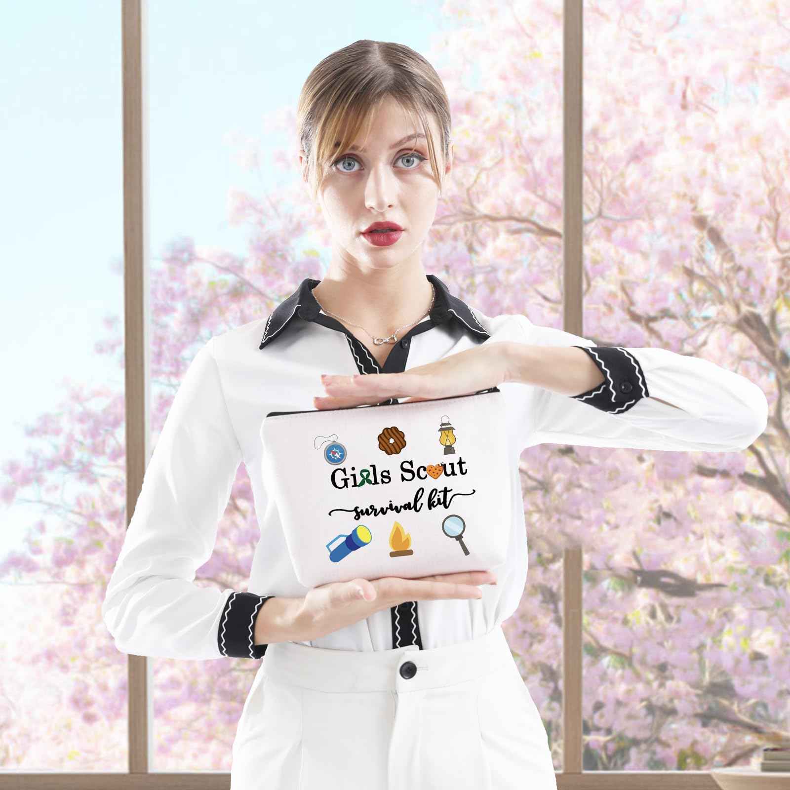 GJTIM Scout Leader Gift Survival Kit Funny Zipper Pouch Accessories