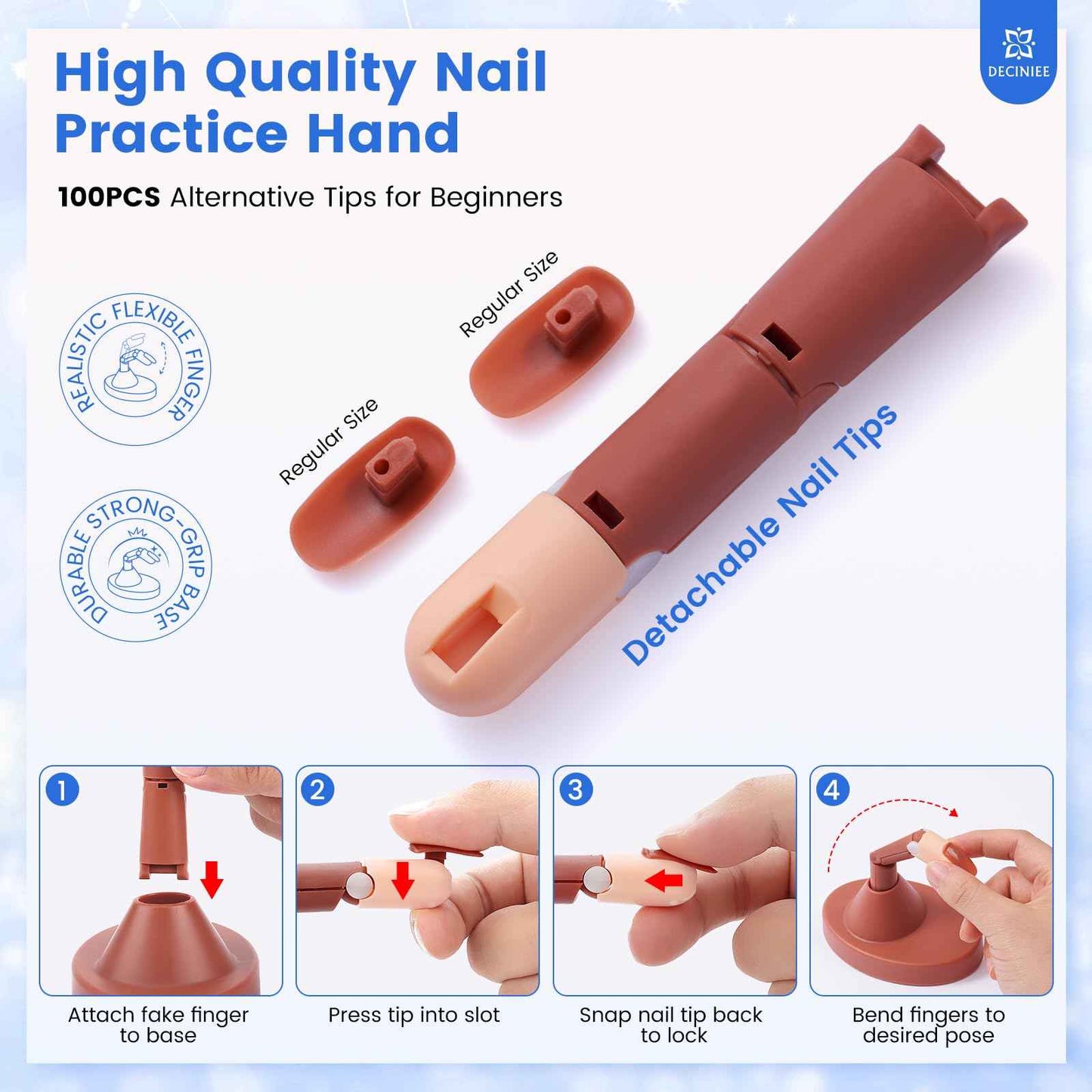 Nail Kit for Beginners with Everything: Professional Nail Acrylic Powder Liquid Set with Practice Finger Drill U V Light in Makeup Bag for Women Salon Home (Silver)