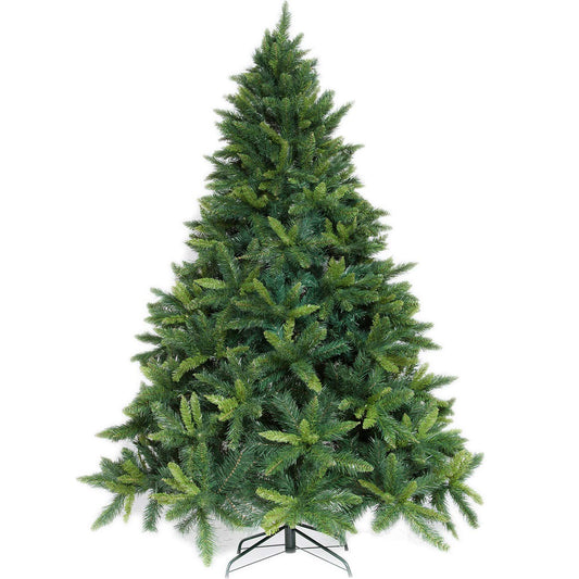 Potalay Artificial Christmas Tree Unlit 4,5,6,7.5 Feet Premium Hinged Spruce Full Tree(5 FT)