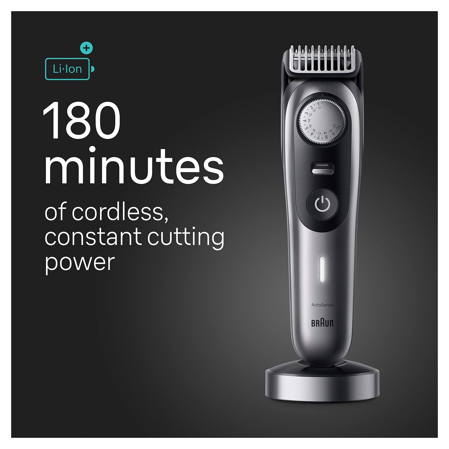 Braun All-in-One Style Kit Series 9 9440, 13-in-1 Trimmer for Men with Beard Trimmer, Body Trimmer for Manscaping, Hair Clippers & More, Braun’s Sharpest Blade, 40 Length Settings,