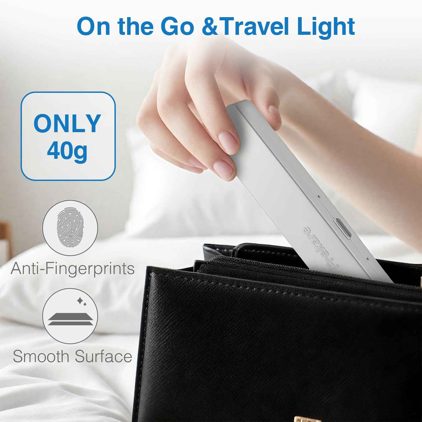 Frekare Toothbrush Travel Case Aluminum, Manual Tooth Brush Holder for Traveling, Portable Toothbrush Container for Bathroom, Camping, Business Trip, School (Silver)