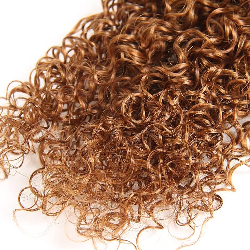 T1B30 Curly Wave Human Hair Bundles 18-22 Inch