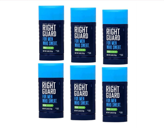 Right Guard Sport Antiperspirant Up To 48HR, Fresh, 2.6 Oz (Pack of 6)
